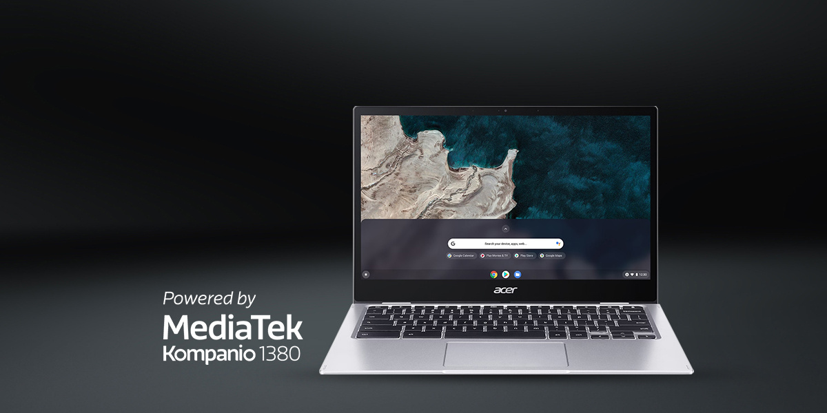 Acer Chromebook Spin 513 powered by the MediaTek Kompanio 1380